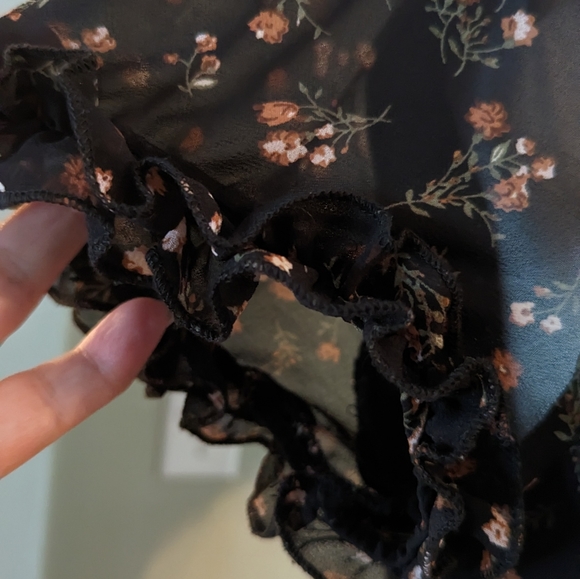 Lofty Manner Size Large Mini Dress Floral - Picture 3 of 5